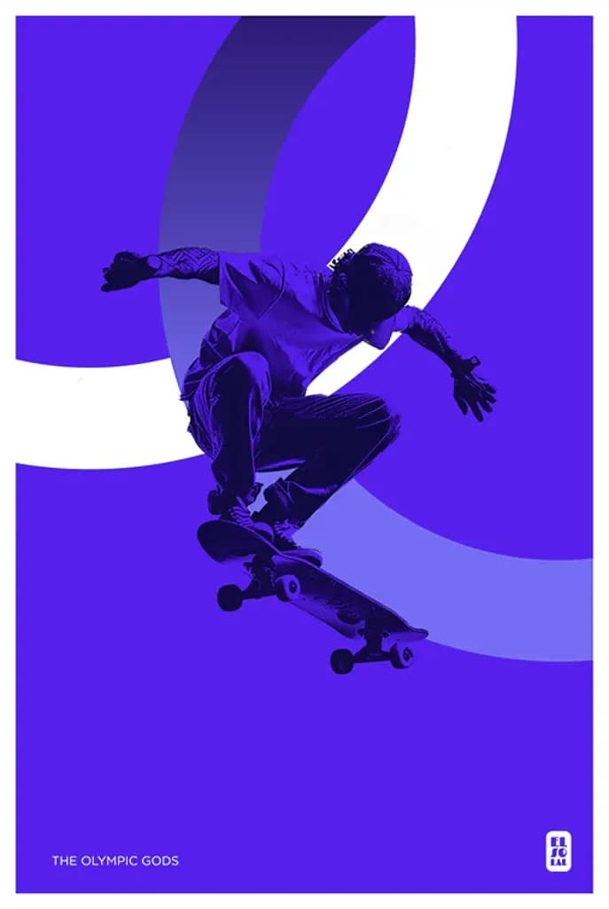 The Skater, Monochrome