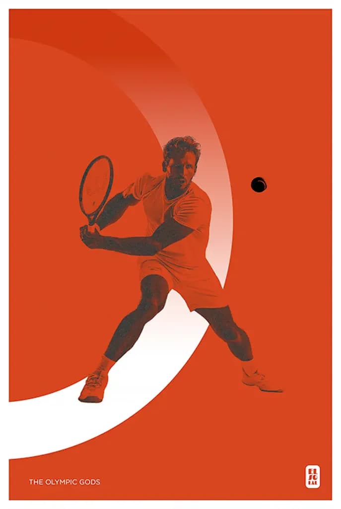 The Tennisman, Monochrome