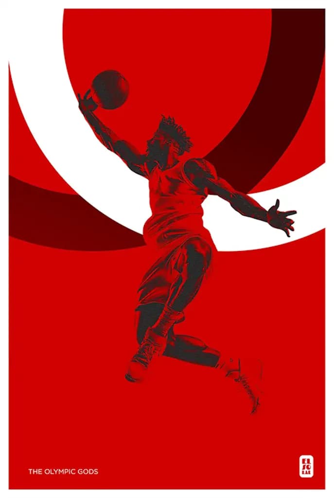 The Basketball, Monochrome, by Aymeric Ravet