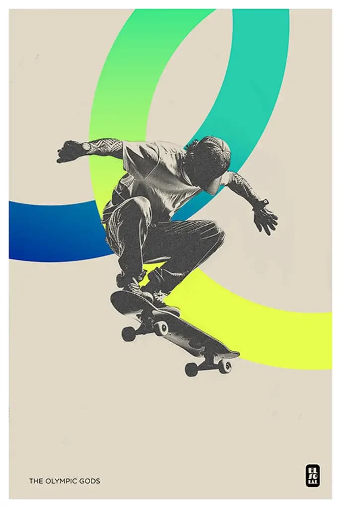 The Skater, Color, by Aymeric Ravet