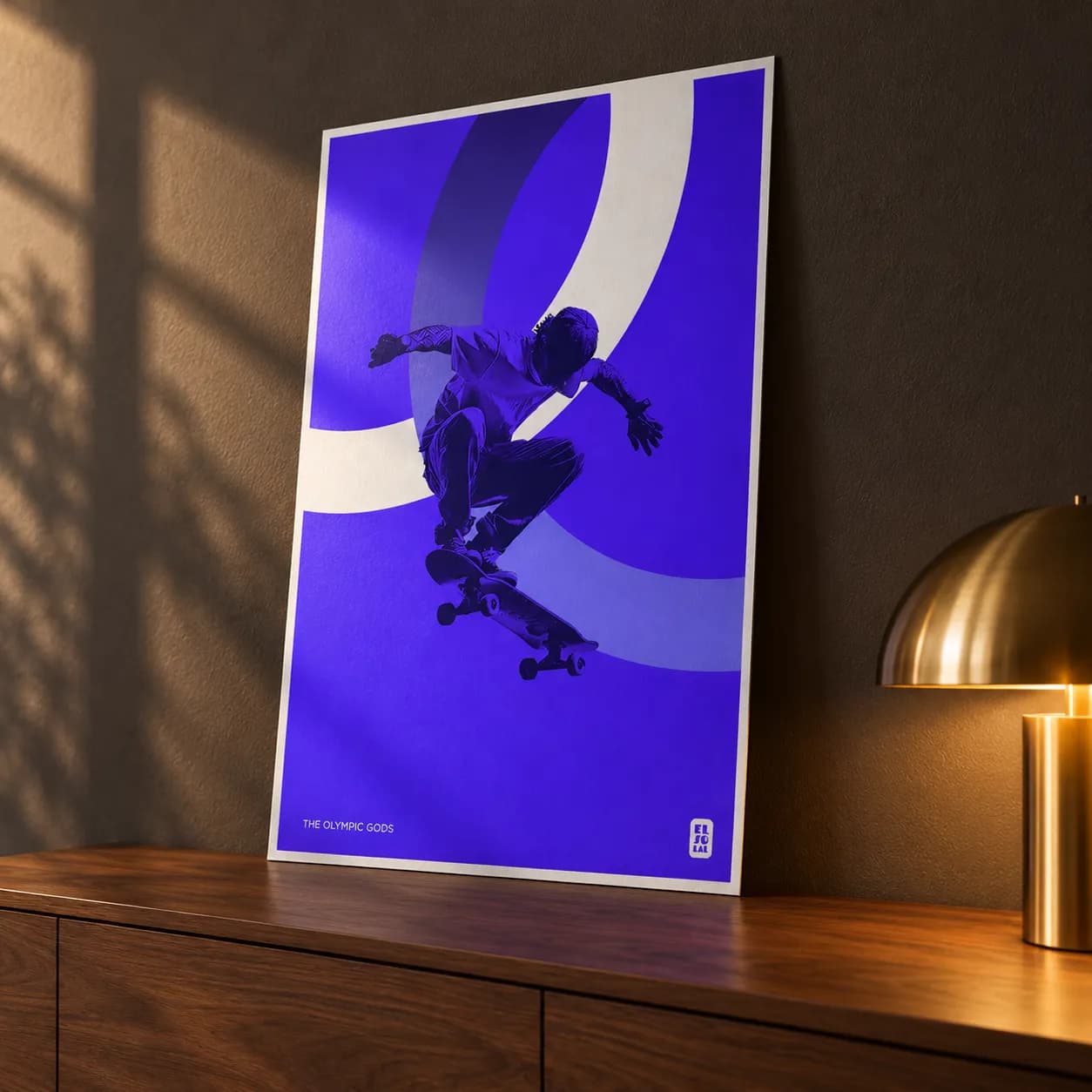 The Skater leaning against the wall, seen closer